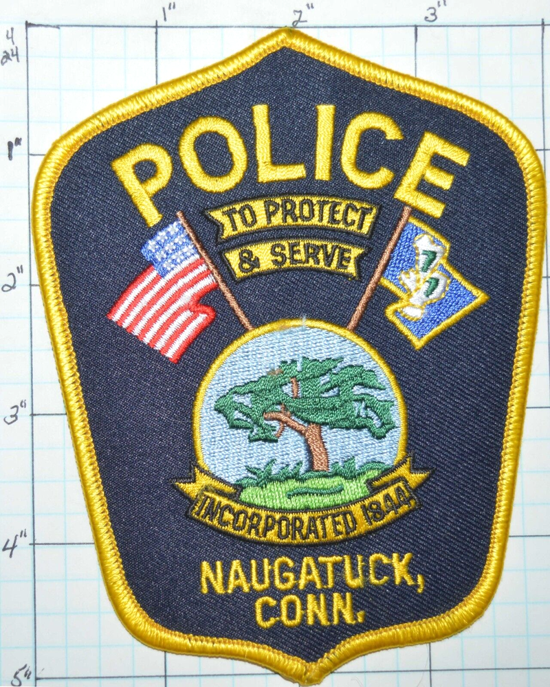 CONNECTICUT, NAUGATUCK POLICE DEPT PATCH