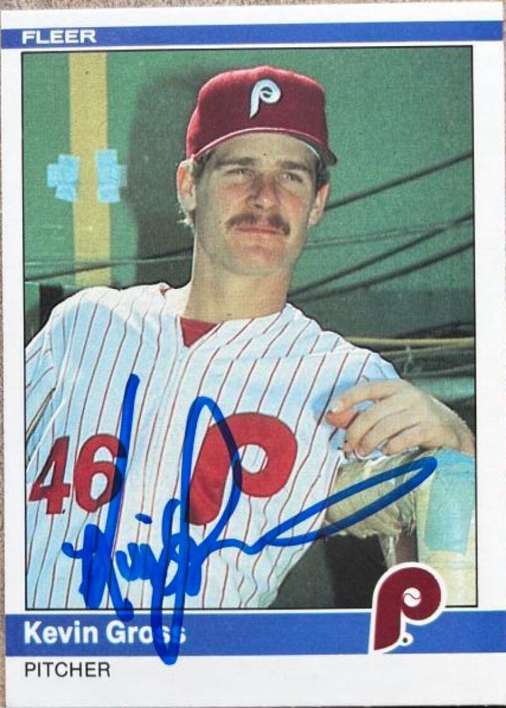 Kevin Gross Autographed 1984 Fleer #32