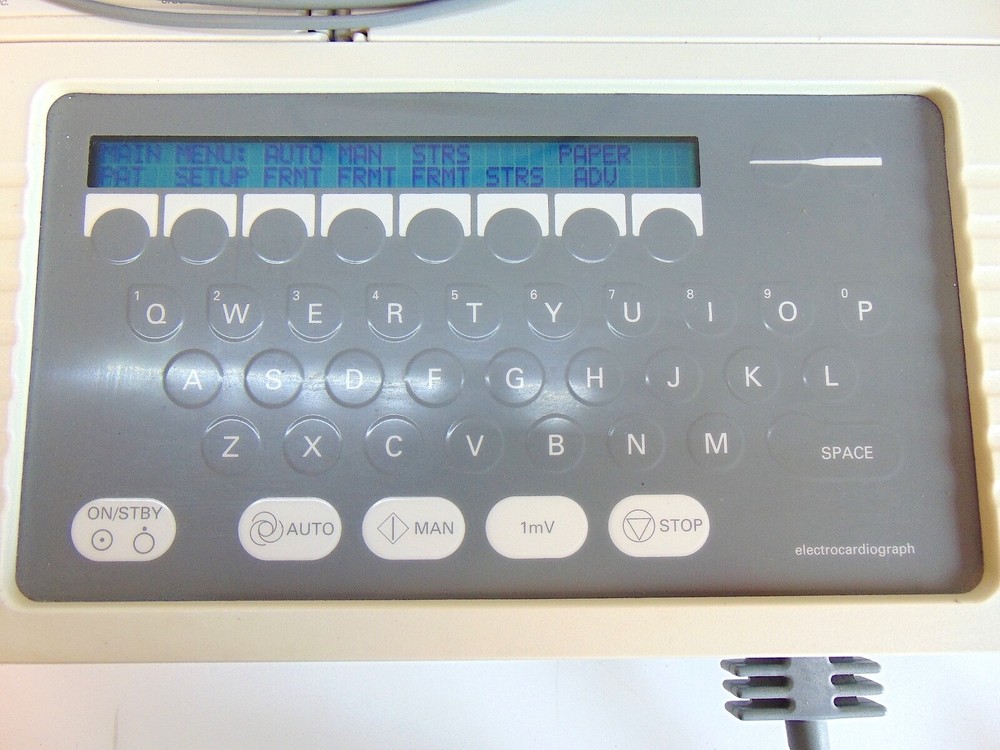 Burdick E350i Interperative Electrocardiograph ECK EKG Machine With Leads S5791x