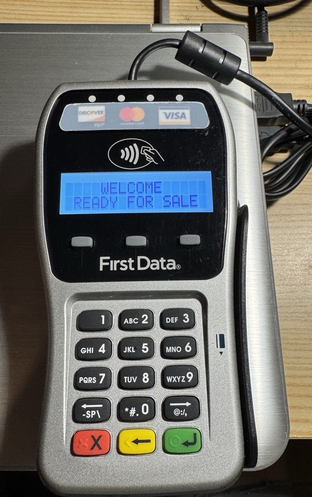 First Data FD-35 PIN Pad Card Reader USB Contactless Chip Swipe – Tested