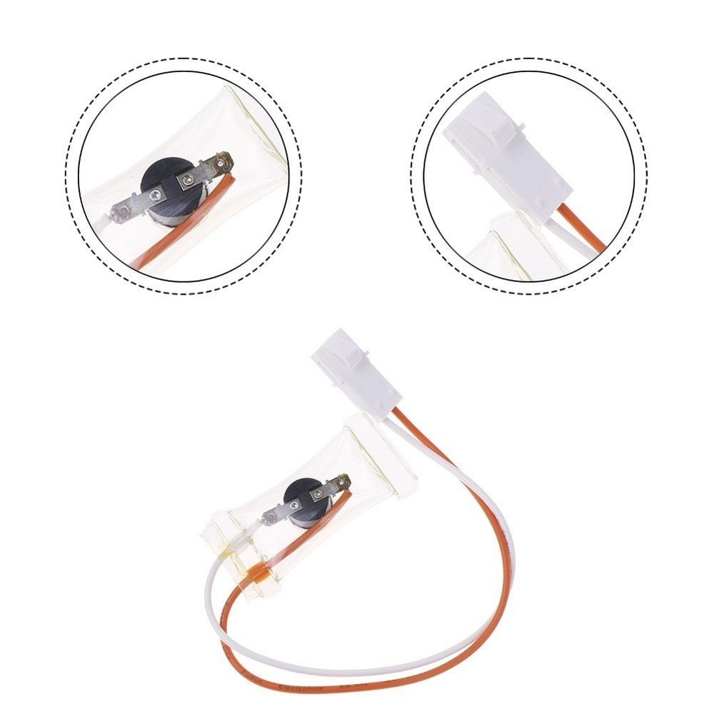 MM2 287 Refrigerator Defrost Thermostat Sensor 2-Wire 2-Pin Temperature Control