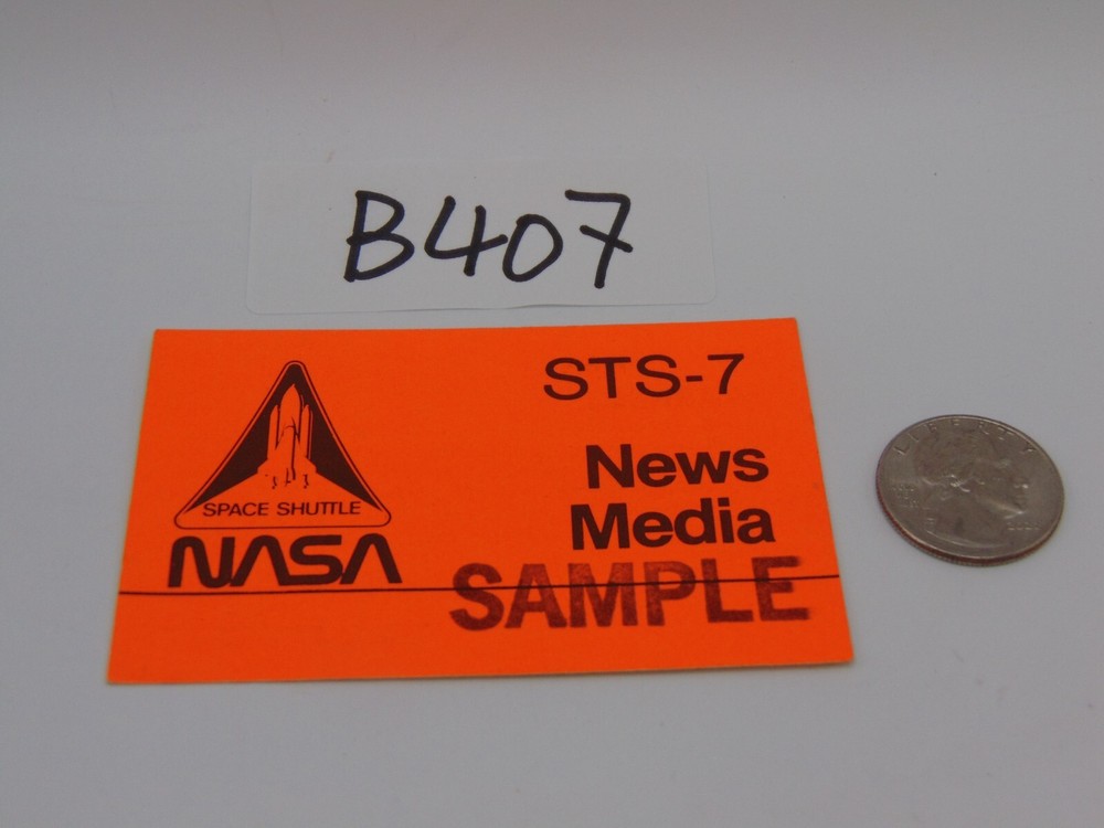 Original Nasa Space Program Obsolete Access Press STS-7 News Media Sample