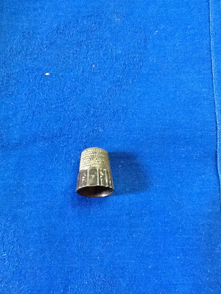 THIMBLE STERLING #7 ANTIQUE 042425F