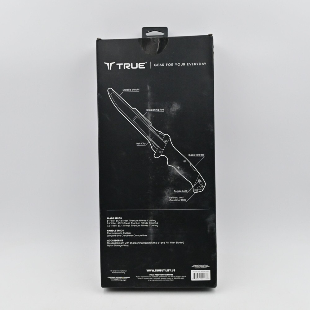 True Swift Edge Fish Fillet Kit With TPR Handle & Replaceable Blades