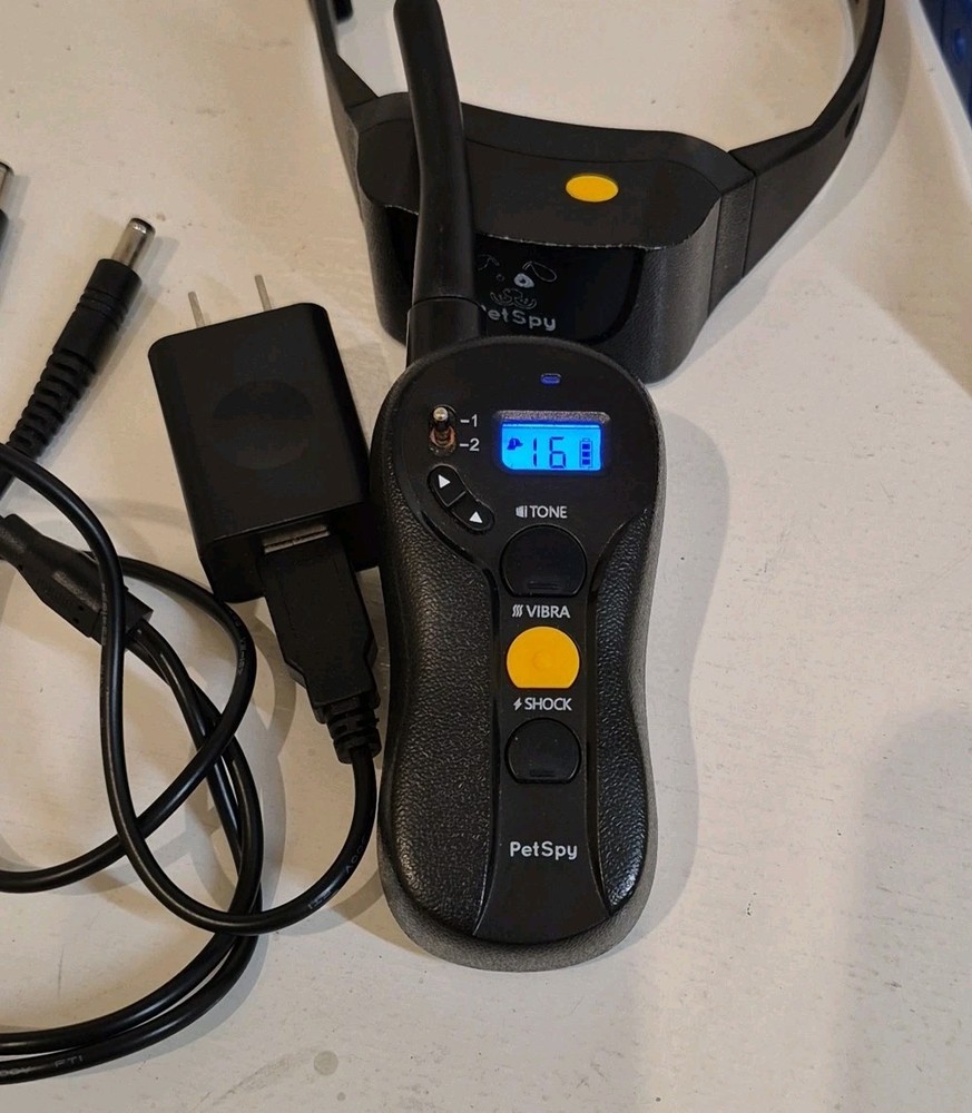 PetSpy P620 Collar x 2, Transmitter, and Charger