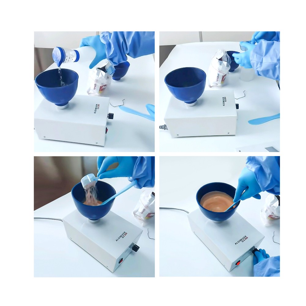 Knob Control Alginate Impression Mixer Multifunctional Dental Mixing Machine