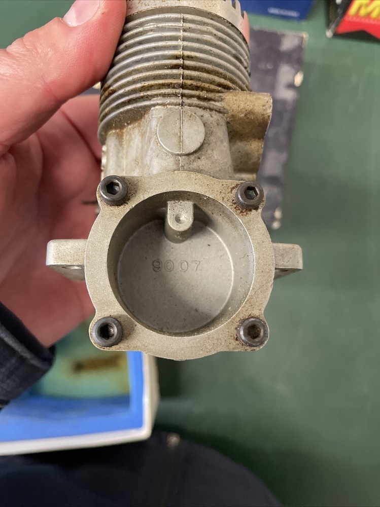 OS MAX 90 90F SR 2-CYCLE R/C MODEL AIRPLANE ENGINE Untested