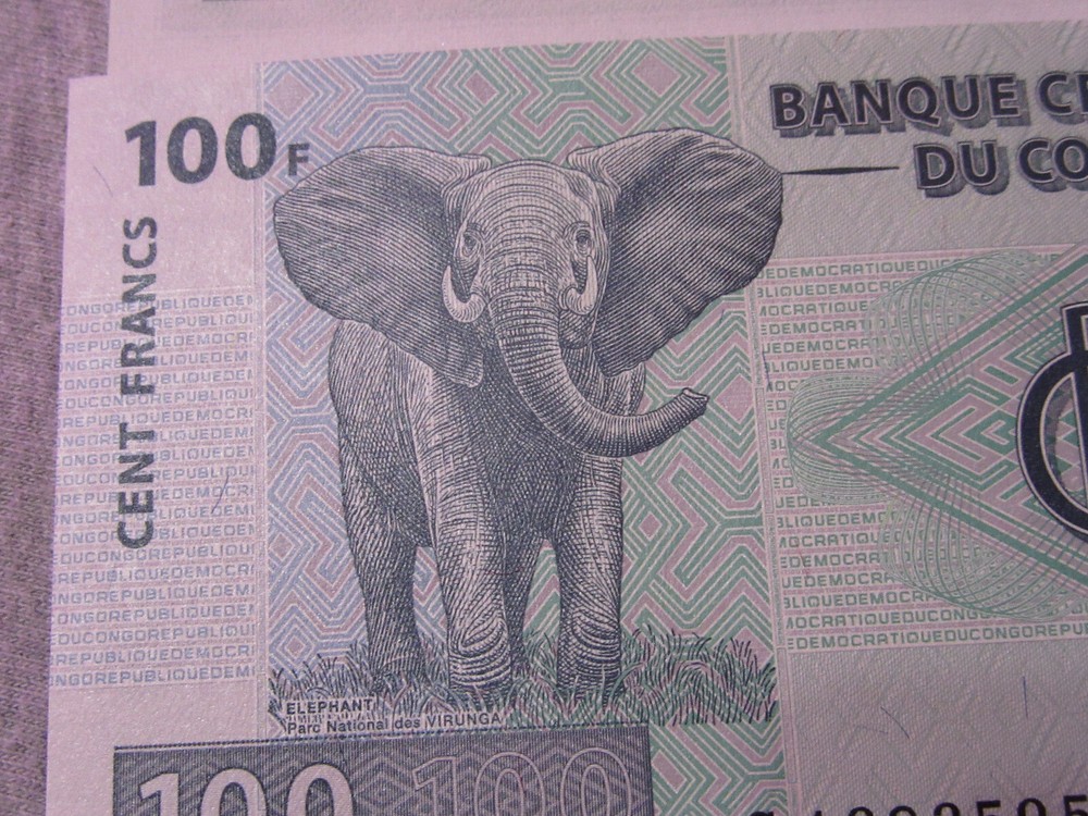 ELEPHANT banknote set 11 notes ALL NEW NOTES Burma Lao Uganda