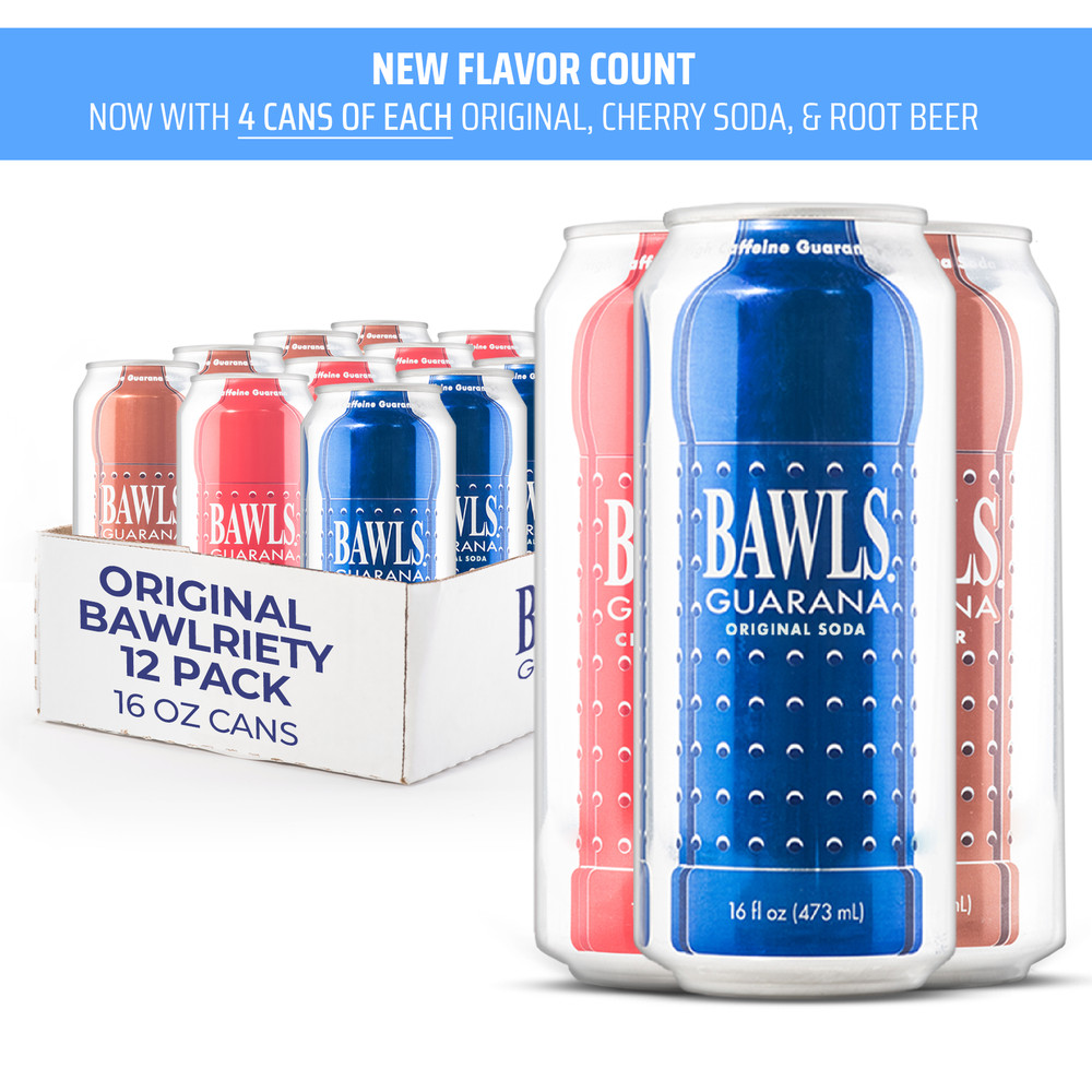 BAWLS Original Variety Can 12-Pack