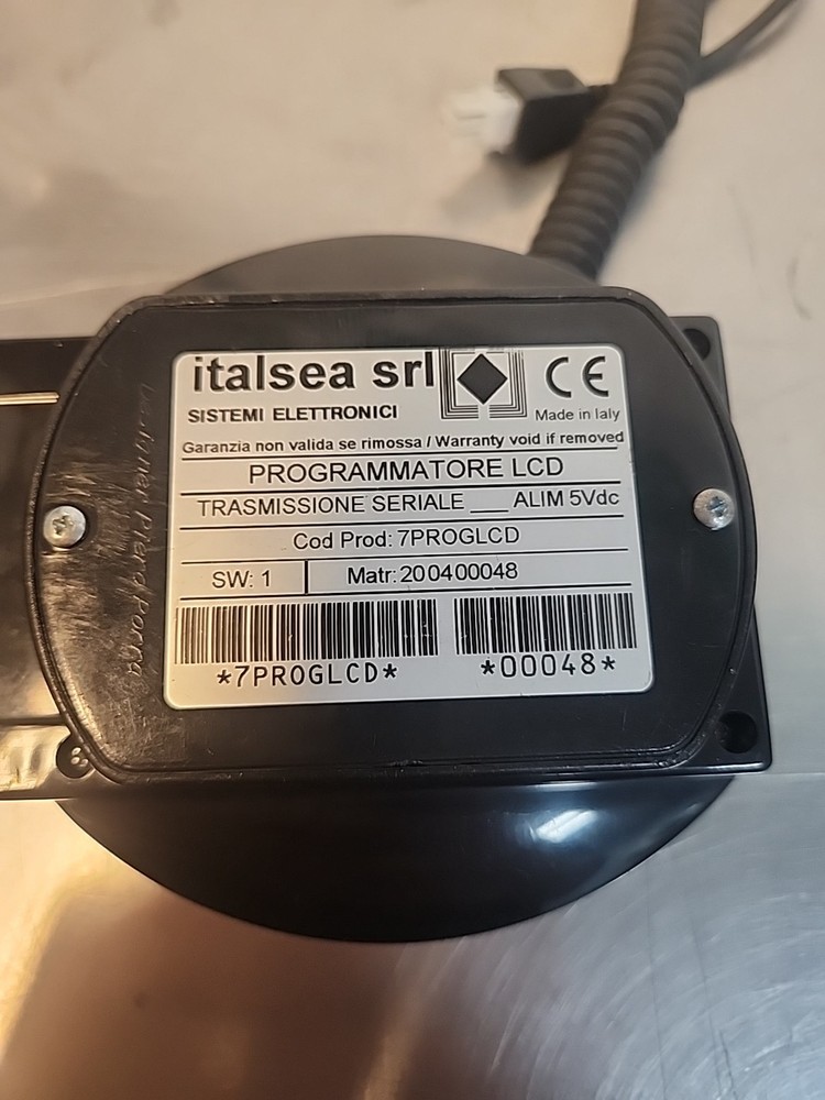 ITALSEA SRL 7PROGLCD Handheld Programmer Controller Motor Control