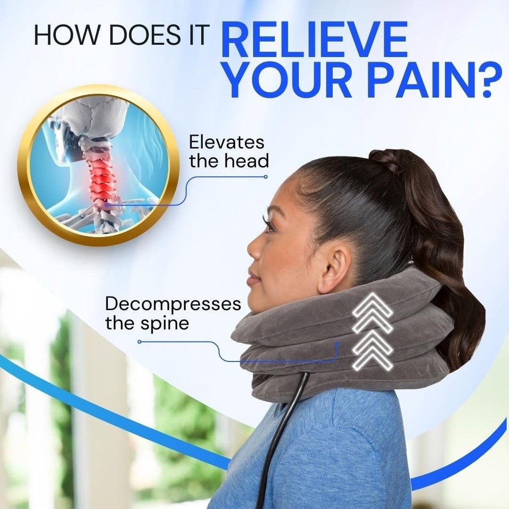 Home Neck Traction Device - Headache & Herniated Disc Relief