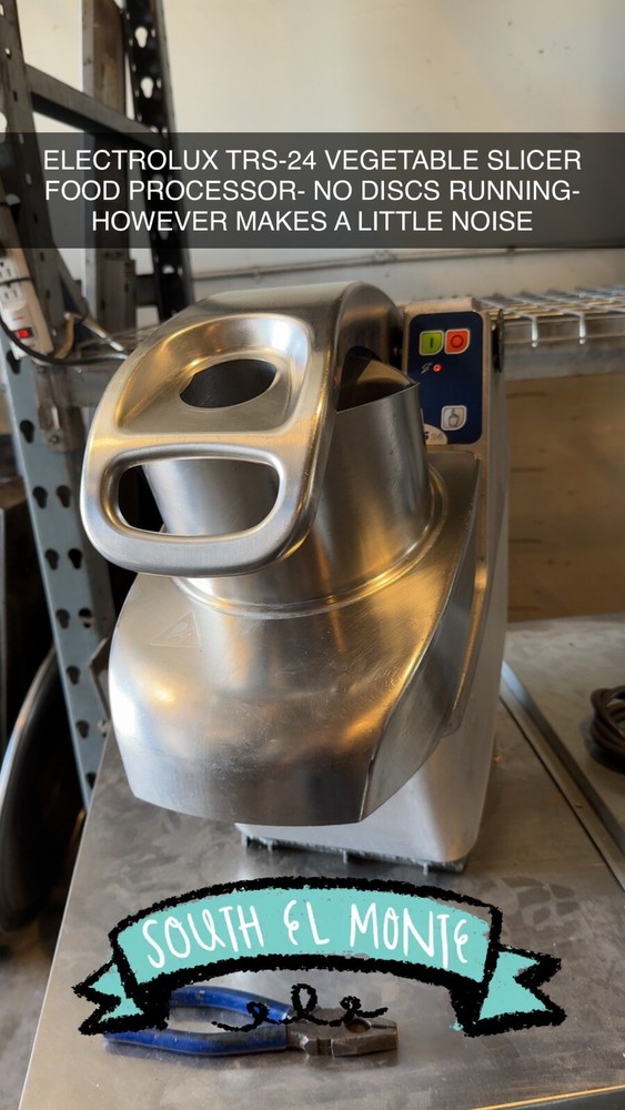 ELECTROLUX TRS24 COMMERCIAL SINGLE SPEED VEGETABLE SLICER & PROCESSOR