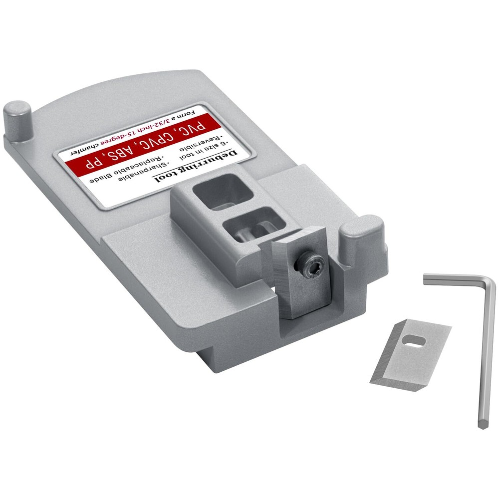 For PVC Pipe Reamer Deburring Tool for Plastic Pipe,Six Pipe Sizes W/Sharp Blade