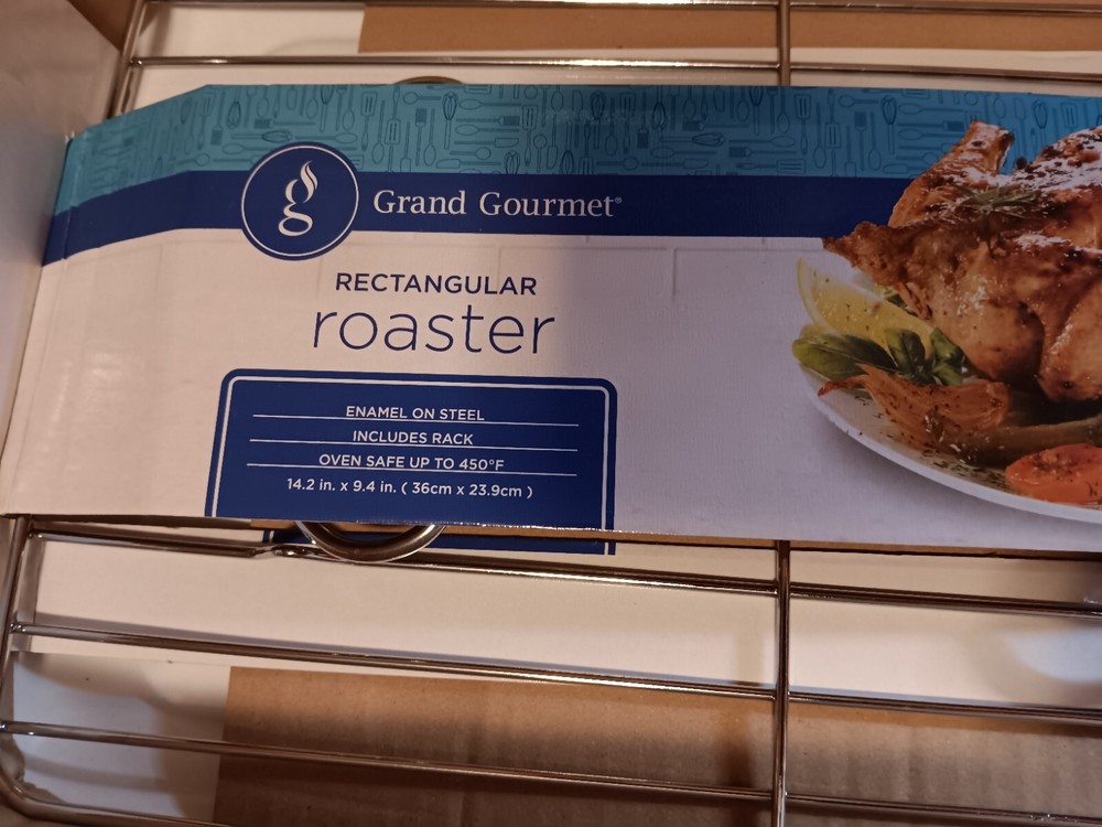 Grand Gourmet Rectangular roaster 14.2 x 9.4