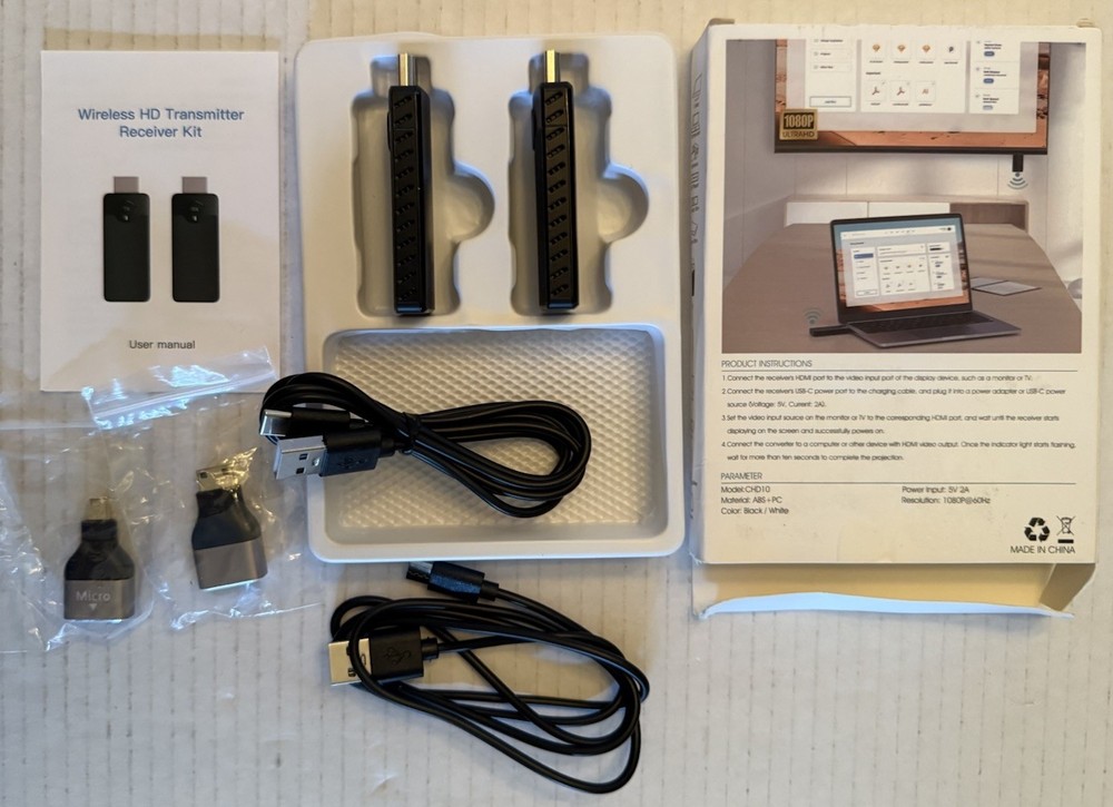 Wireless HD Transmitter And Receiver Kit