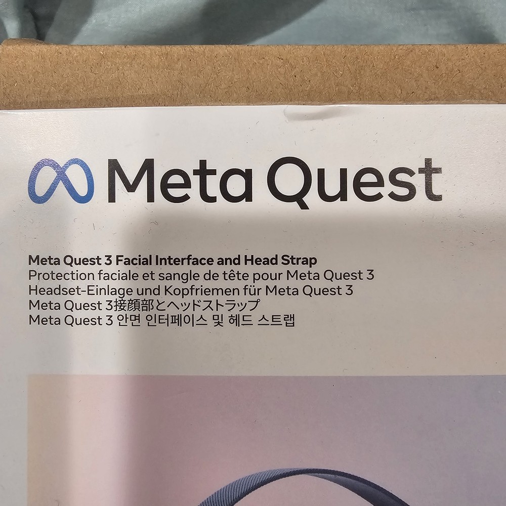 Meta Quest 3 Facial Interface & Head Strap (Elemental Blue)