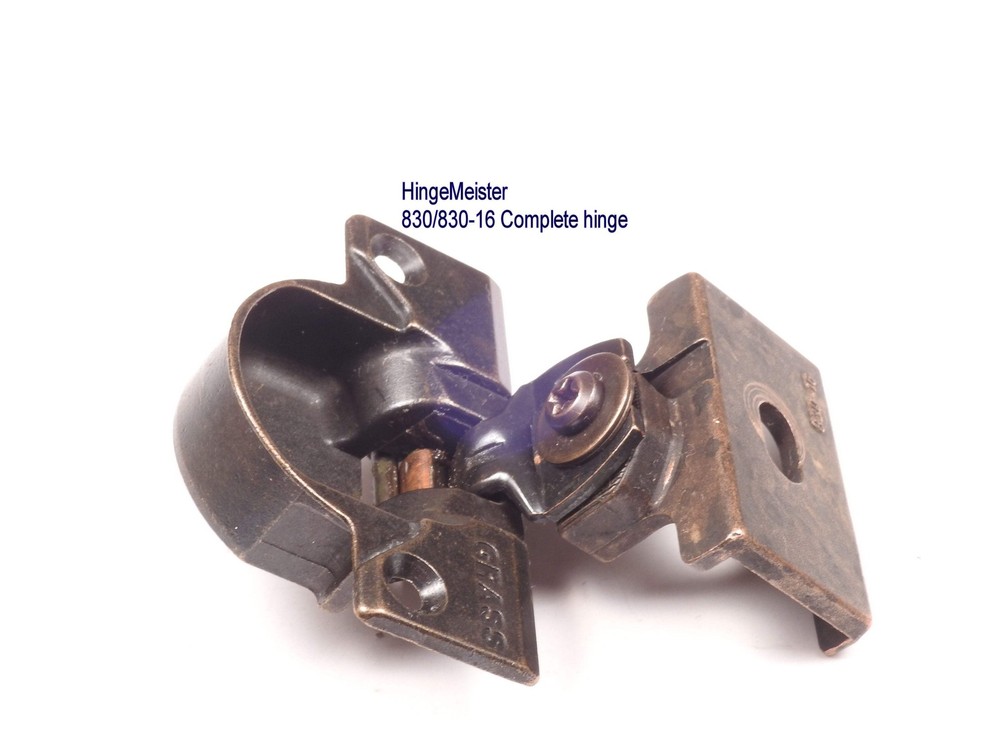 Grass 830-16 Bronze Hinge and mounting plate - Complete Hinge