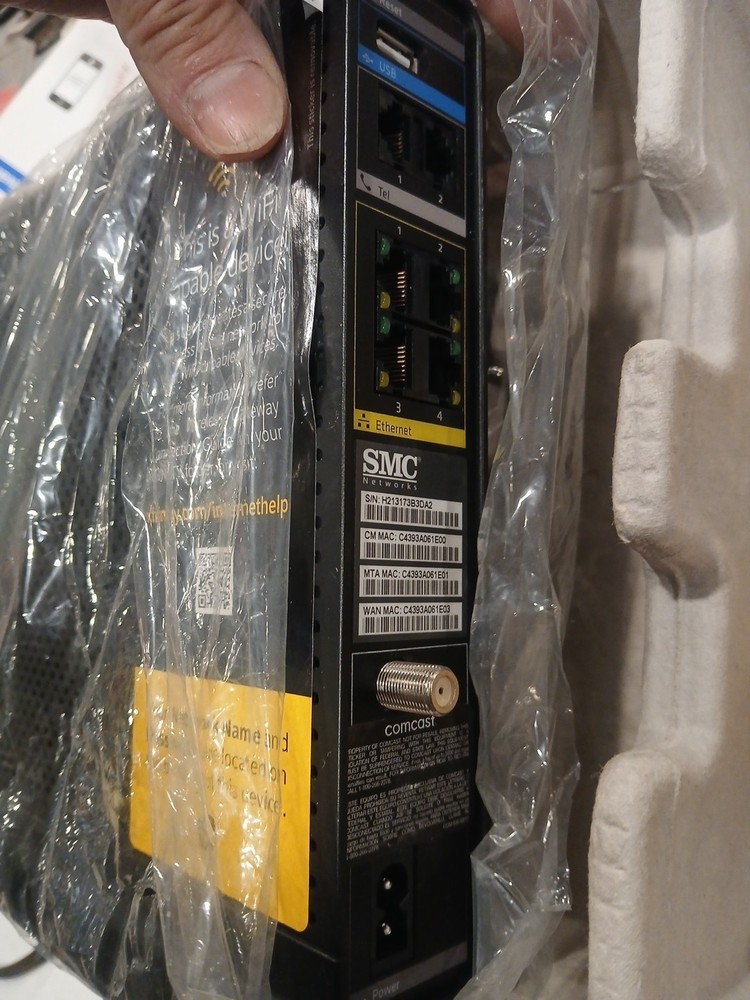 Xfinity cable modem with remote