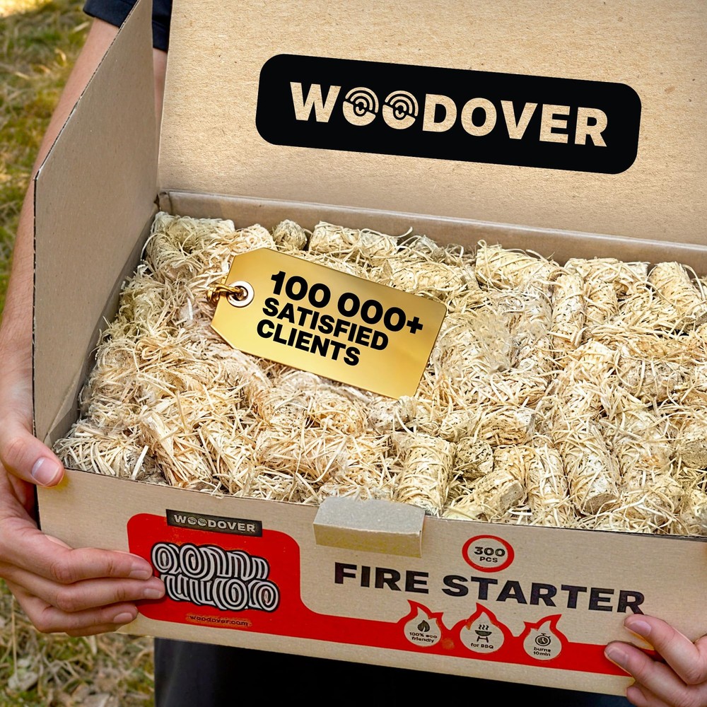 75 pcs Large Fire Starters for Fireplace, Natural Fire Starter for Campfires,...