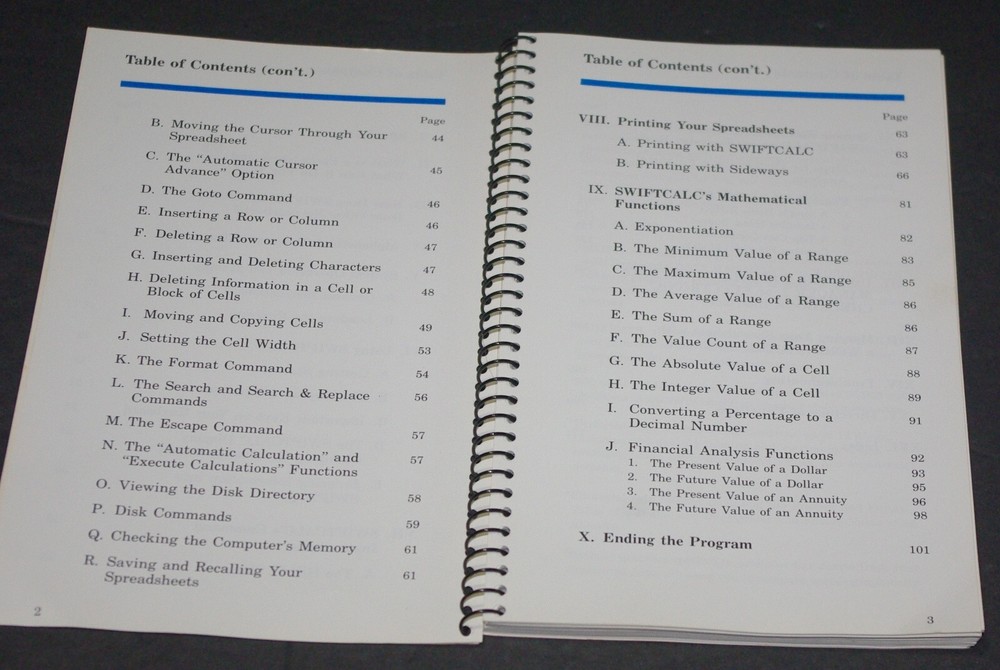 SWIFT CALC by TIMEWORKS spreadsheet C64 Disc software. 1983 excellent