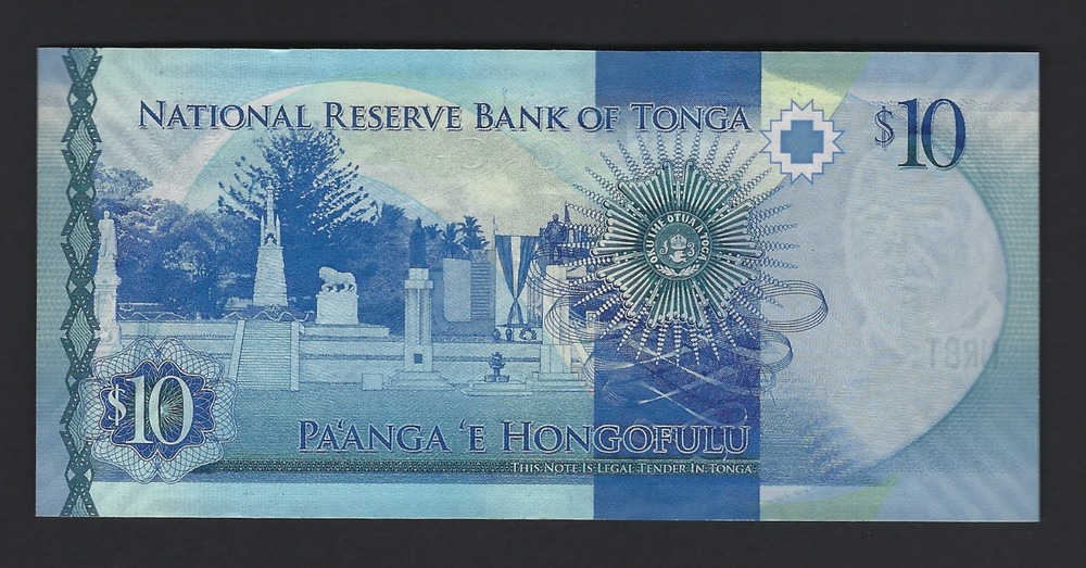 2015 Tonga 10 Pa'anga - #46 Uncirculated
