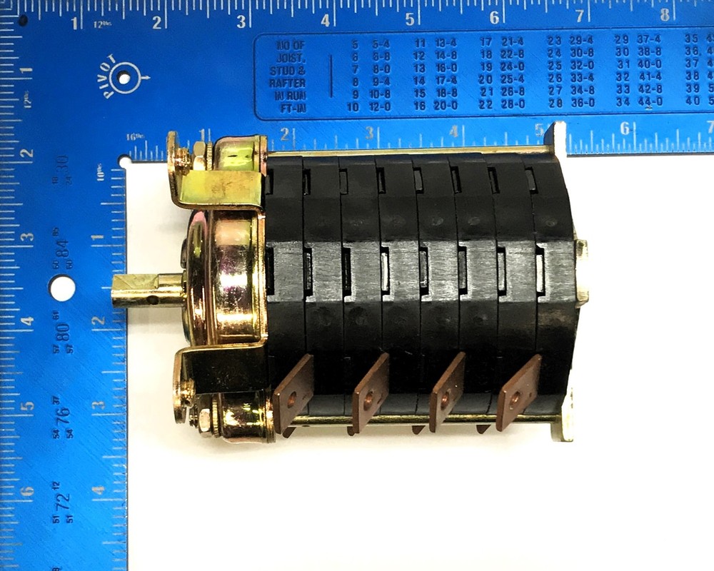 Shallco Stack Rotary Switch (No Plastic Dual) 9515726 (13862 0613) USED