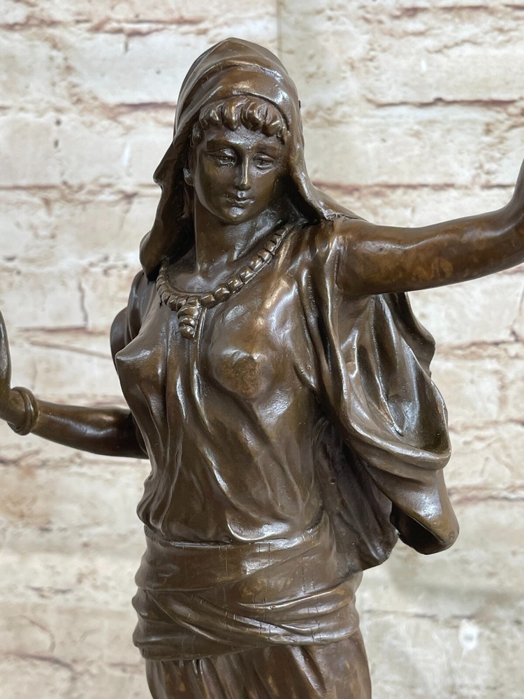 Persian Middle Eastern Dancer 100% Genuine Bronze Lost Wax Method