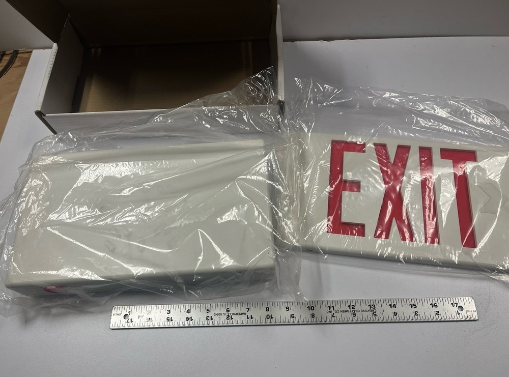 EATON Sure Lites LED Emergency Light Exit Sign NEW! LOOK!