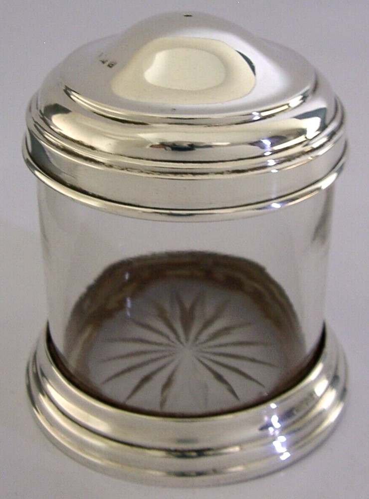 RARE 1905 STERLING SILVER STRING BOX EDWARDIAN DESK ITEM