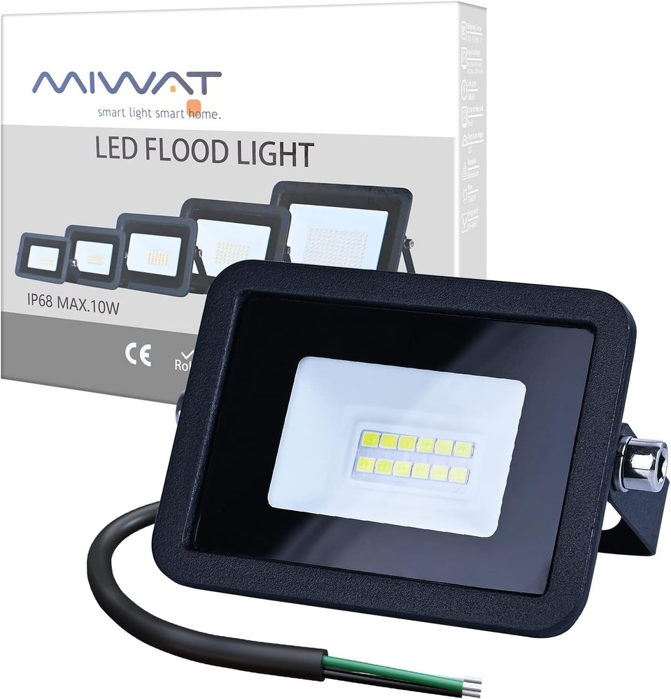 Energy Efficient 10W LED Spotlight with Versatile Mounting & Touch Control
