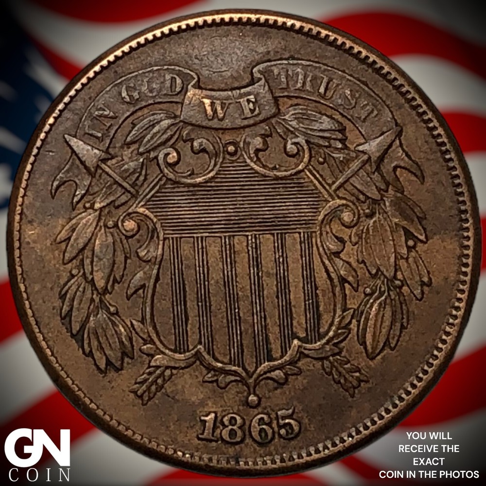 1865 2 Cent Piece  M6479