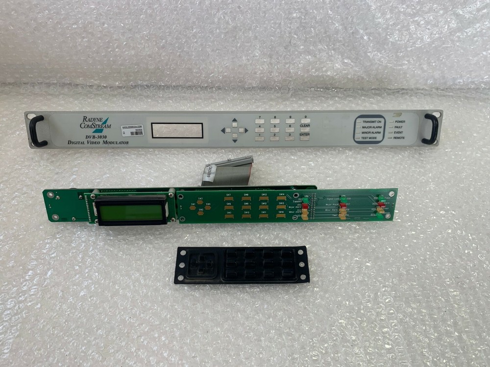 Radyne ComStream DVB-3030 ''Panel + buttons + electronic board'' Used
