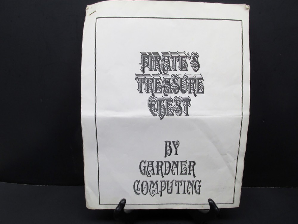 Pirate's Treasure Chest by Gardner Computing, Descriptions of 17 Programs, 1984