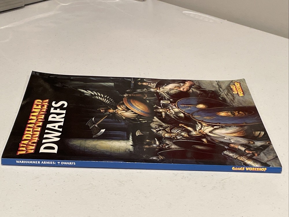 Warhammer Armies Dwarfs Supplement 2000 Games Workshop Softcover Rules Book
