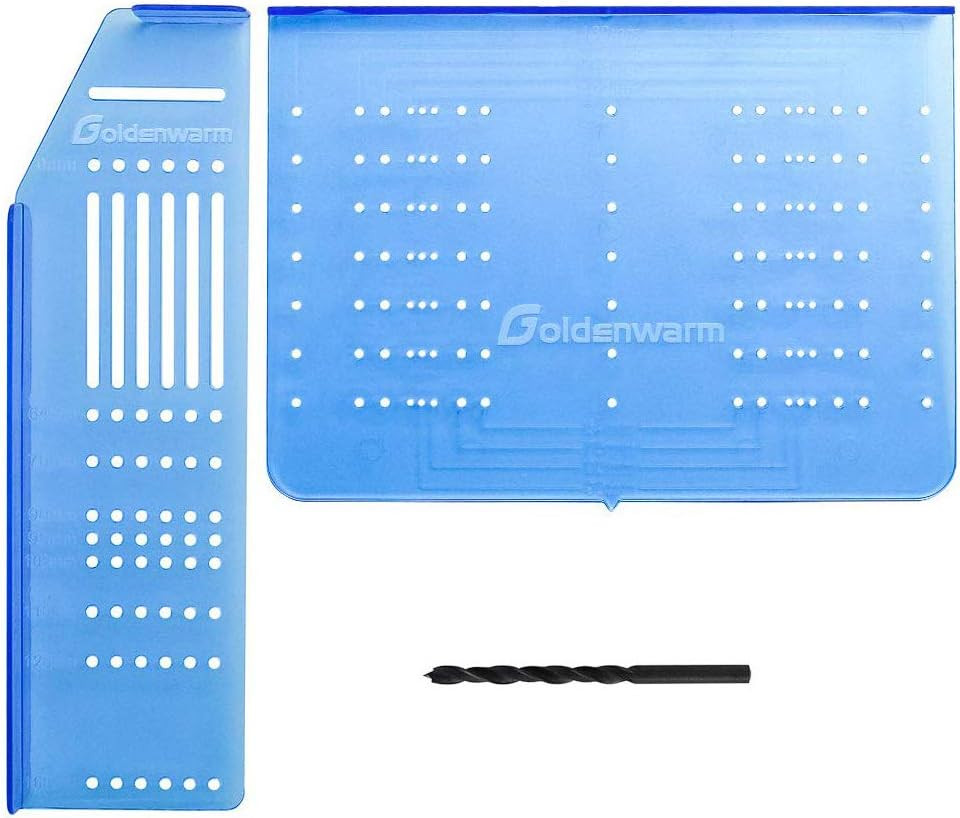 Goldenwarm Cabinet Pull Template Door Template Drawer Pull Drill Template 1 Pack