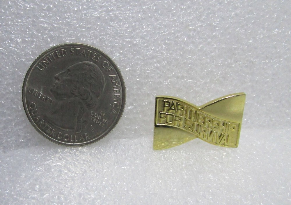 Partnership For Survival Pin