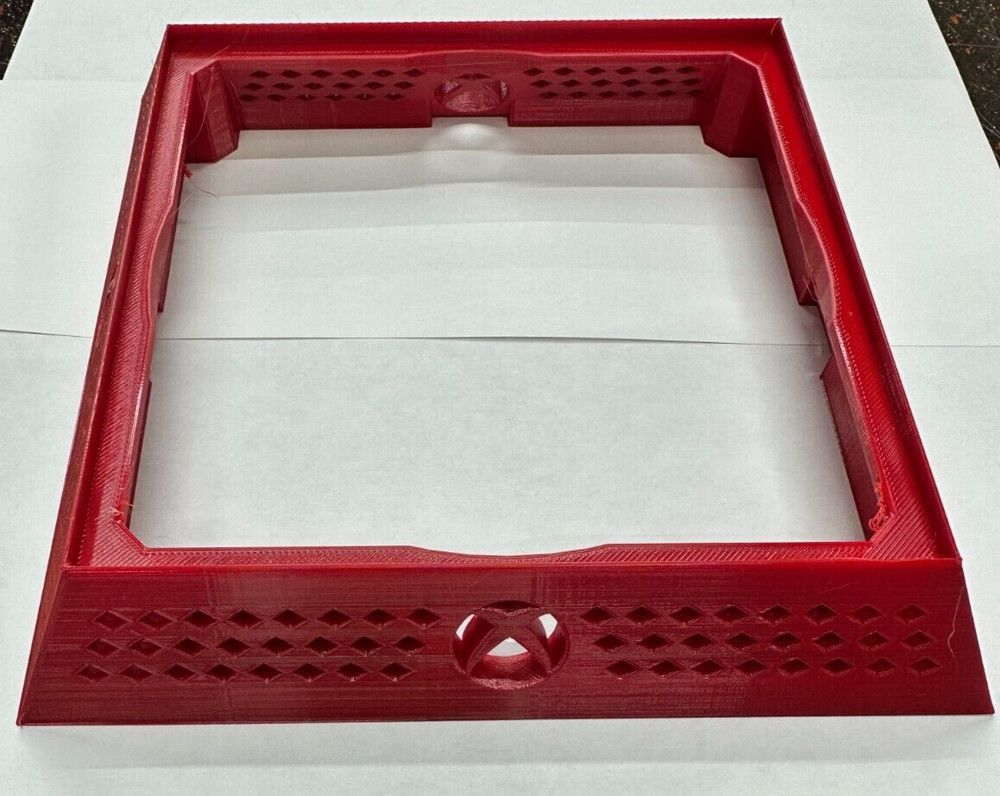 Xbox Series X Upright Stand - 3D Printed - Red ~ Fast Ohio Ship ~