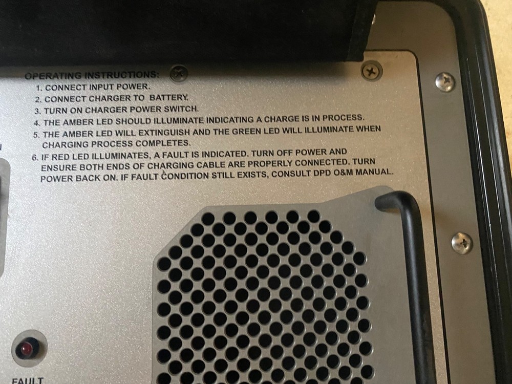 US Military Surplus Stidd Diver Propulsion Device Lithium Ion Battery Charger