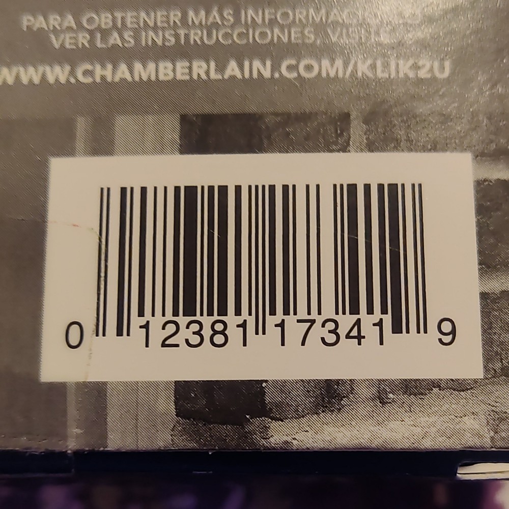 Chamberlain Universal Wireless Keypad KLIK2U-P2 Keyless Entry Battery-Powered