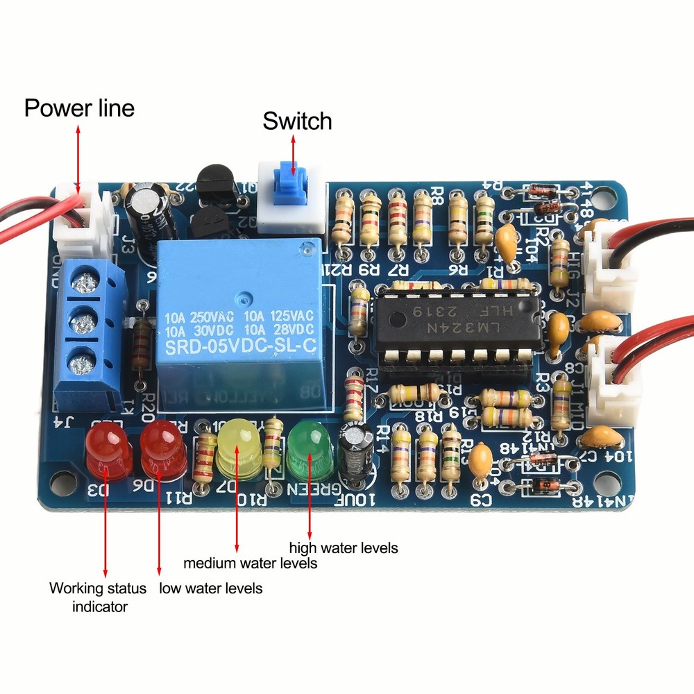 Practical Water Level Controller Sensor Module for Water Filling Solutions