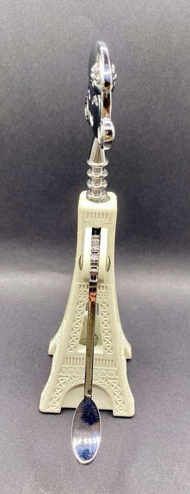 Pylones Eiffel Tower 7” Corkscrew Silver White France. Pre-owned