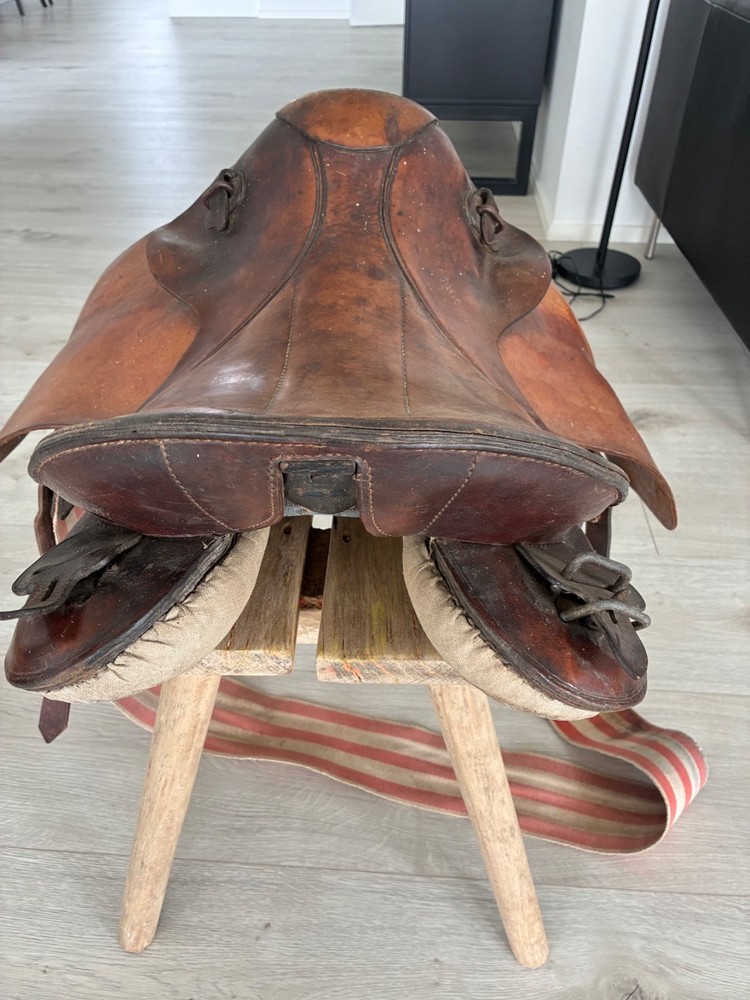 Original German WW2 Cavalry Saddle 1943