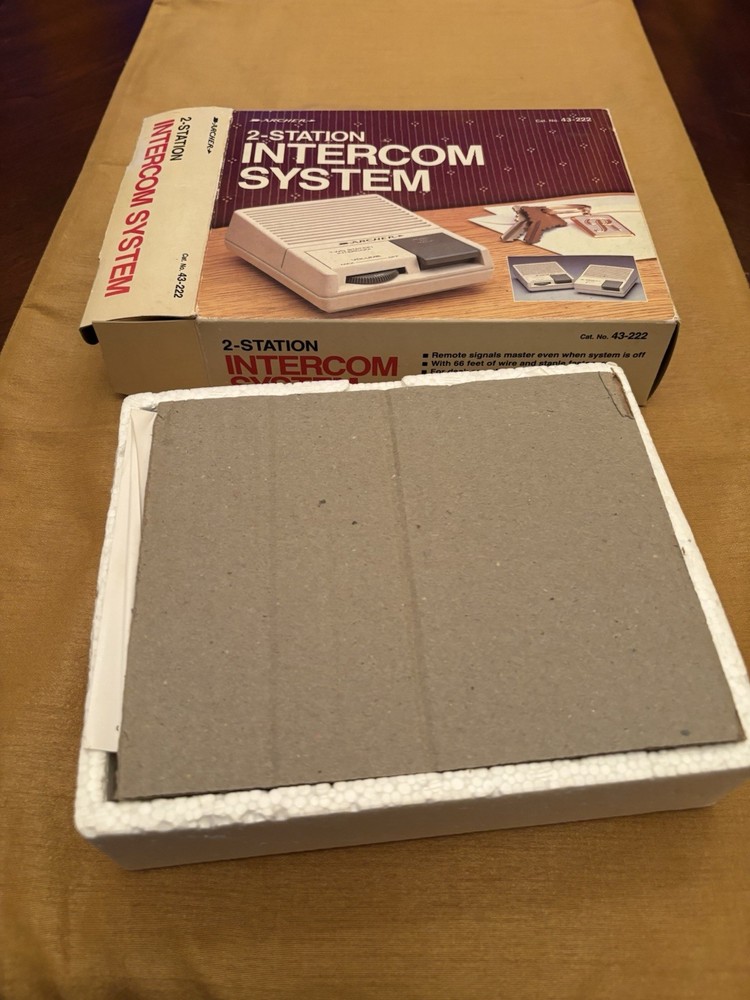Vintage Archer Intercom System 43-223A