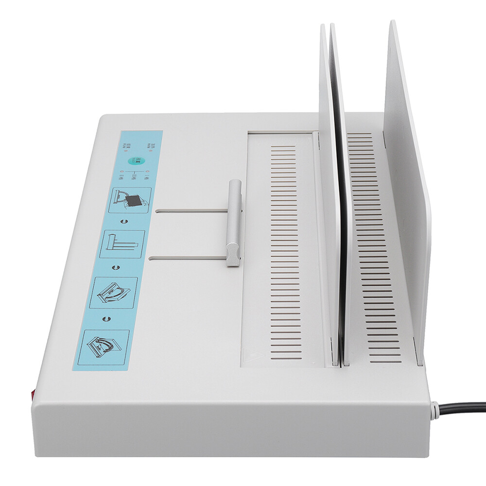 110V Universal Binding Machine Electric Book Automatic A4 Paper Binder Puncher