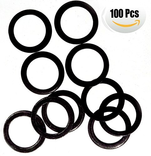 100 Pack Skatebarding Standard Speed Washers (Black)