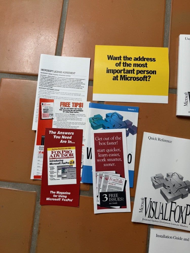 Microsoft Visual FoxPro Professional Edition – Boxed, Complete, Windows 95/NT