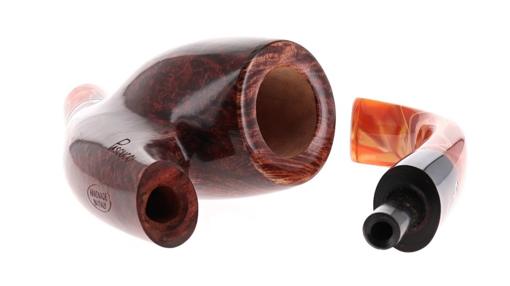 Pipe Pascucci PEZZO UNICO brown smooth shape stand up cavalier