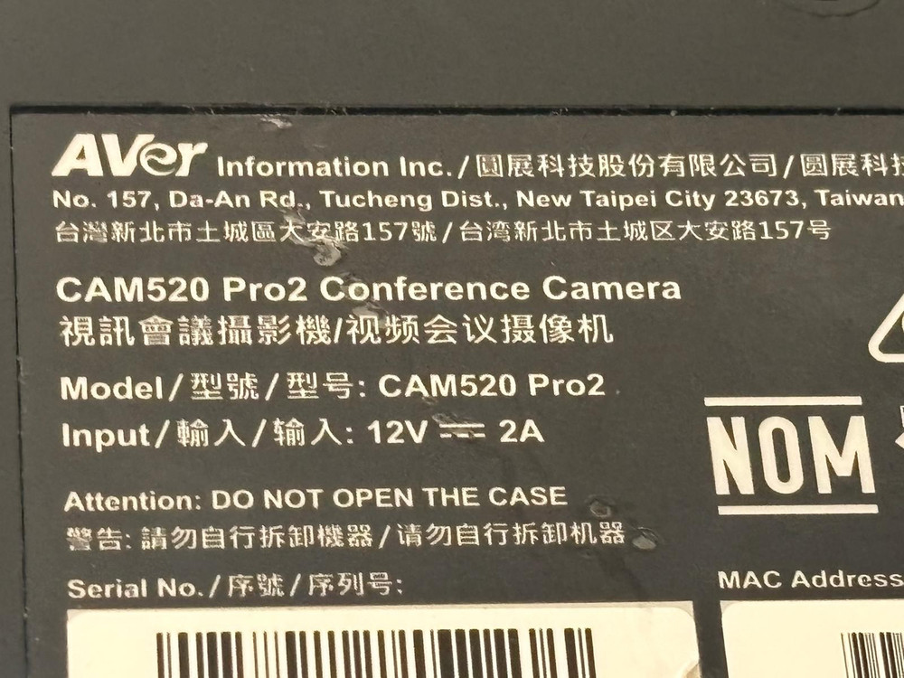AVer CAM520 Pro2 Conference Camera