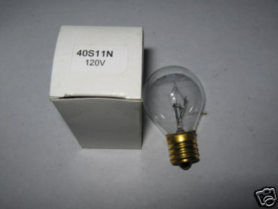 COMPACT REPLACEMENT BULB MODEL# 40S11N - 120V