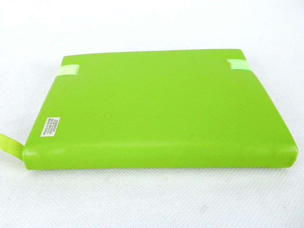 FInch Journal Notebook, Lime Green, 90 Lined Pages, Elastic Closure, #MP4101